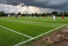 kondisi lapangan sepak bola